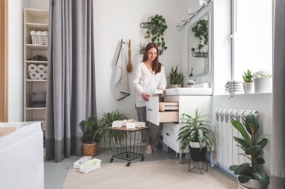 Efficient Storage in Small Bathroom